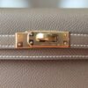 HERMES Mini Kelly ll CK18 Etoupe 19CM Epsom GHW