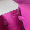 HERMES Birkin 25CM Togo Leather L3 Rose Purple Silver Hardware