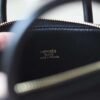 HERMES Mini Bolide Chever Leather CK89 Noir Gold Hardware