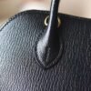 HERMES Mini Bolide Chever Leather CK89 Noir Gold Hardware