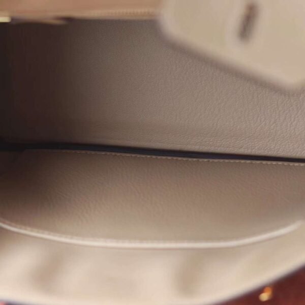 HERMES Birkin 25CM Togo Leather 0M Chai Gold Hardware