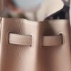 HERMES Birkin 25CM Togo Leather 0M Chai Gold Hardware