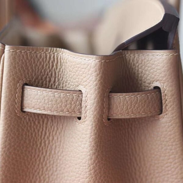 HERMES Birkin 25CM Togo Leather 0M Chai Gold Hardware