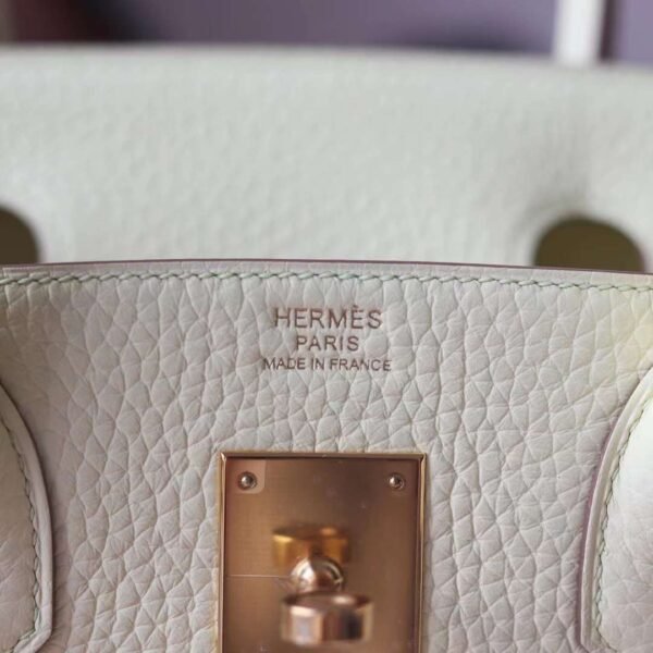 HERMES Birkin 30CM TC Leather i8 Jaune Milton GHW