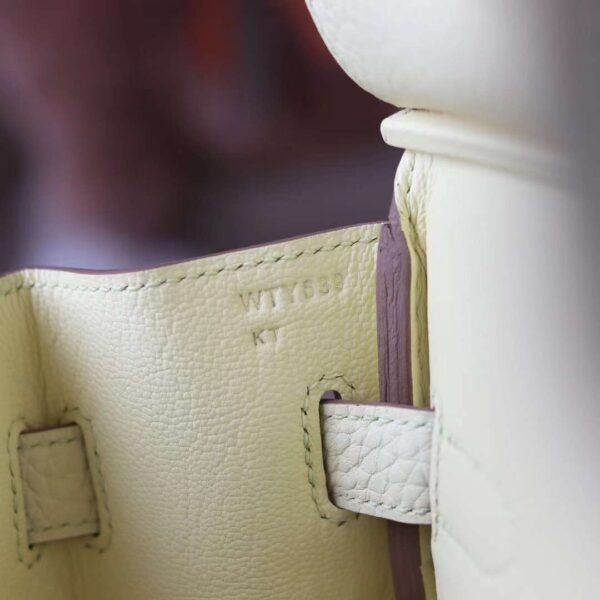 HERMES Birkin 30CM TC Leather i8 Jaune Milton GHW