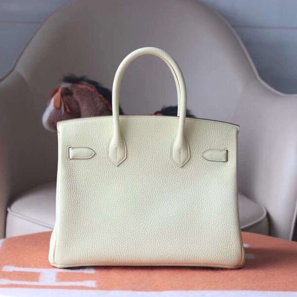 HERMES Birkin 30CM TC Leather i8 Jaune Milton GHW