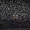 HERMES Kelly Depeches 25CM Togo Leather CK89 Black GHW