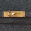 HERMES Kelly Depeches 25CM Togo Leather CK89 Black GHW