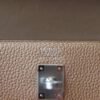 HERMES Kelly 25CM 0M Chai Togo Leather Silver Hardware Perfect Quality