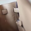 HERMES Kelly 25CM 0M Chai Togo Leather Silver Hardware Perfect Quality