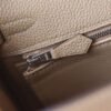 HERMES Kelly 25CM 0M Chai Togo Leather Silver Hardware Perfect Quality