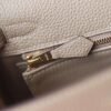 HERMES Kelly 25CM Togo Leather 0M Chai Gold Hardware