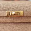 HERMES Kelly 25CM Togo Leather 0M Chai Gold Hardware