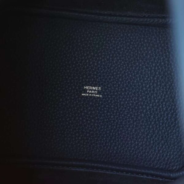 HERMES Picotin 18CM TC Leather 73 Blue Sapphire Gold Hardware