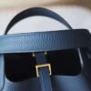HERMES Picotin 18CM TC Leather 73 Blue Sapphire Gold Hardware