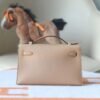 HERMES Kelly Pochette 22CM Swift Leather 0M Chain Gold Hardware