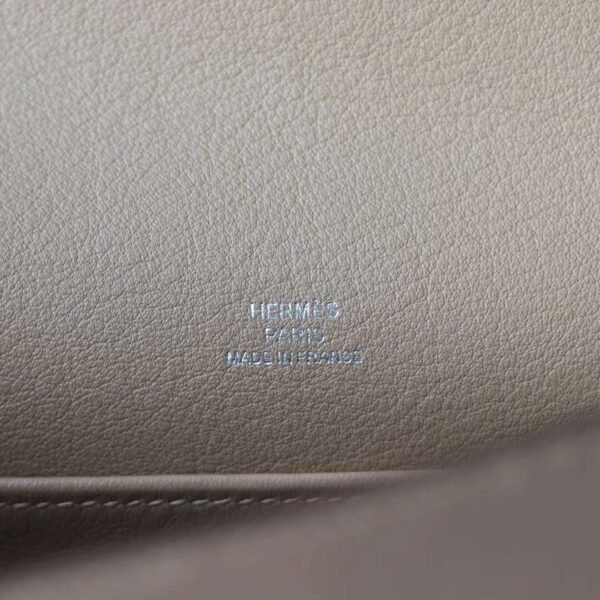 HERMES Kelly Pochette 22CM Bag Swift Leather 0M Chain PHW Hardware