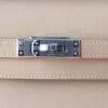 HERMES Kelly Pochette 22CM Bag Swift Leather 0M Chain PHW Hardware