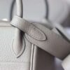 HERMES Mini Lindy TC Leather 8Q Beige Marfa Gold Hardware Top Made