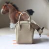 HERMES Mini Lindy TC Leather 8Q Beige Marfa Gold Hardware Top Made