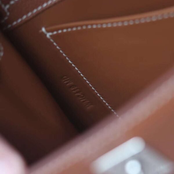 HERMES Kelly Danse Evercolor Leather CK37 Gold PHW Hardware Full Handmade