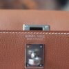 HERMES Kelly Danse Evercolor Leather CK37 Gold PHW Hardware Full Handmade