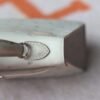 HERMES Mini Kelly Ostrich Leather 80 Pearl Grey PHW Hardware