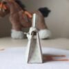 HERMES Mini Kelly Ostrich Leather 80 Pearl Grey PHW Hardware