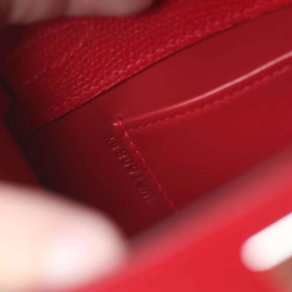HERMES Kelly Pochette 22CM Epsom Leather Q5 Rogue Casaeque PHW Hardware