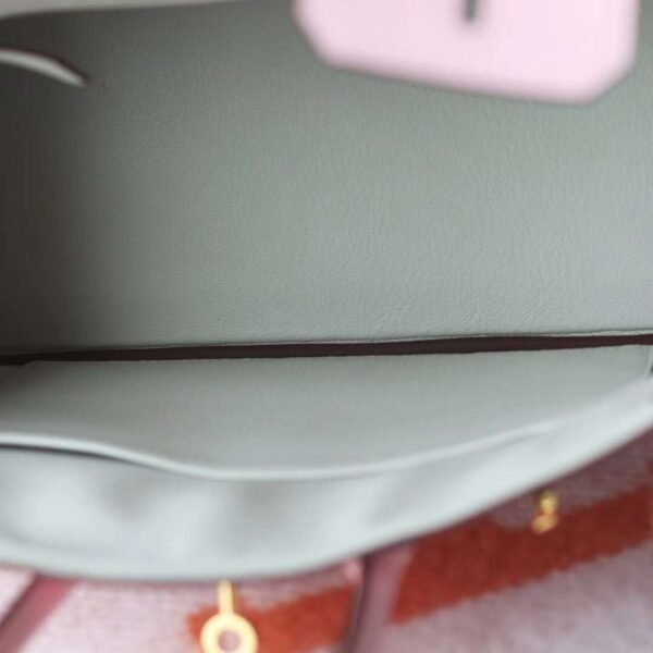 HERMES Birkin 25CM Chever 3Q Rose Sakura/80 Pearl Grey GHW Hardware Special Order