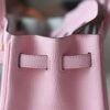 HERMES Birkin 25CM Chever 3Q Rose Sakura/80 Pearl Grey GHW Hardware Special Order