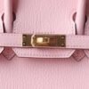 HERMES Birkin 25CM Chever 3Q Rose Sakura/80 Pearl Grey GHW Hardware Special Order