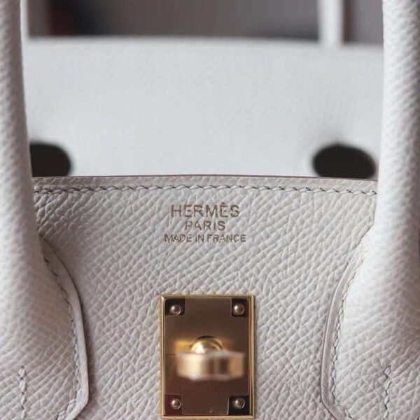 HERMES Birkin 25CM Selling Epsom Leather CK10 Craie GHW Hardware