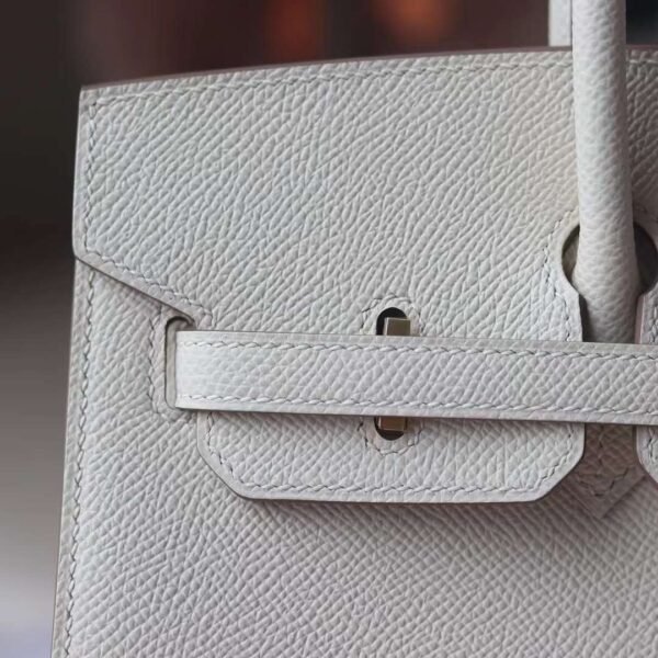 HERMES Birkin 25CM Selling Epsom Leather CK10 Craie GHW Hardware