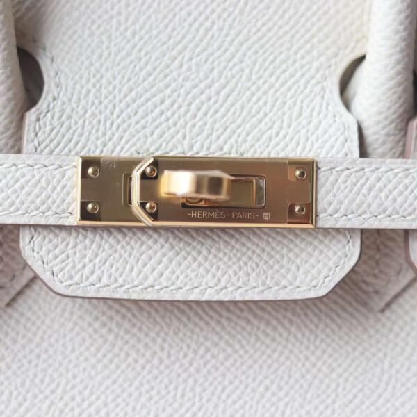 HERMES Birkin 25CM Selling Epsom Leather CK10 Craie GHW Hardware