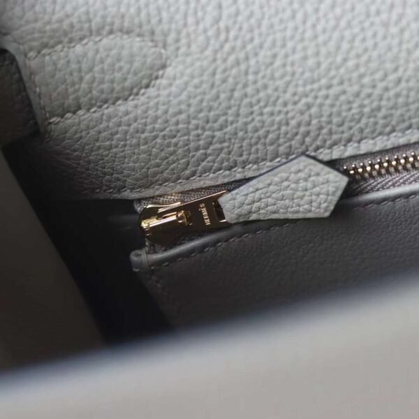 HERMES Kelly 28CM Togo Leather 81 Gris Tourterelle Lnseam GHW Hardware
