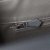 HERMES Birkin 40CM TC Leather 84 Gris Fonce Top PHW Hardware Full Handmade