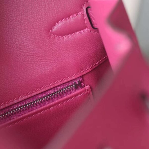 HERMES Birkin 25CM Togo Leather 9i Magnolia PHW Hardware