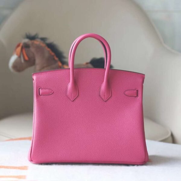 HERMES Birkin 25CM Togo Leather 9i Magnolia PHW Hardware