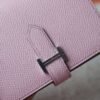 HERMES Bearn Wallet Epsom Leather X9 Mauve Sylvester PHW Hardware