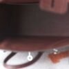 HERMES Birkin 20CM 41 Havane Matter Crocodile PHW Hardware
