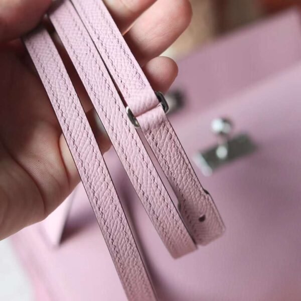 HERMES Kelly To Go Wallet Epsom Leather X9 Mauve Sylvester PHW Hardware