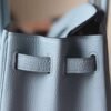 HERMES Birkin 25CM Togo Leather J7 Blue Lin/D0 Berge De Weimer PHW Hardware