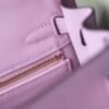 HERMES Kelly 25CM Swift Leather X9 Mauve Sylvester Lnseam Handmade GHW Hardware