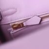 HERMES Kelly 25CM Swift Leather X9 Mauve Sylvester Lnseam Handmade GHW Hardware