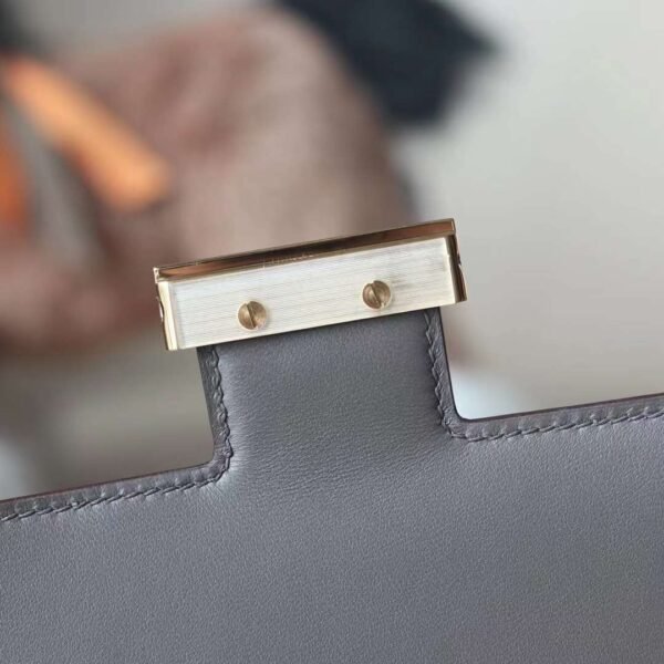 HERMES Constance 24CM 8F Etain Epsom Leather GHW Hardware