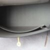 HERMES Kelly 25CM M8 Gris Asphalt Togo Leather Lnseam GHW Handmade Hardware