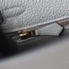 HERMES Kelly 25CM M8 Gris Asphalt Togo Leather Lnseam GHW Handmade Hardware