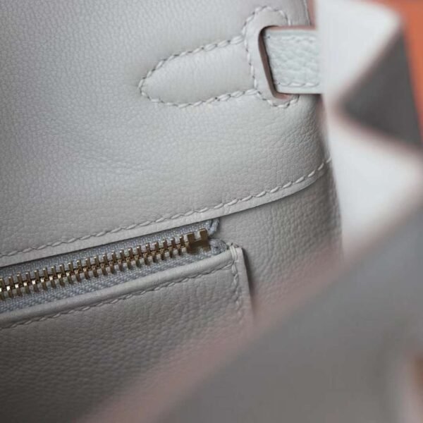 HERMES Birkin 25CM Bag Togo Leather 80 Pearl Grey GHW Hardware