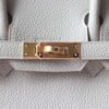 HERMES Birkin 25CM Bag Togo Leather 80 Pearl Grey GHW Hardware